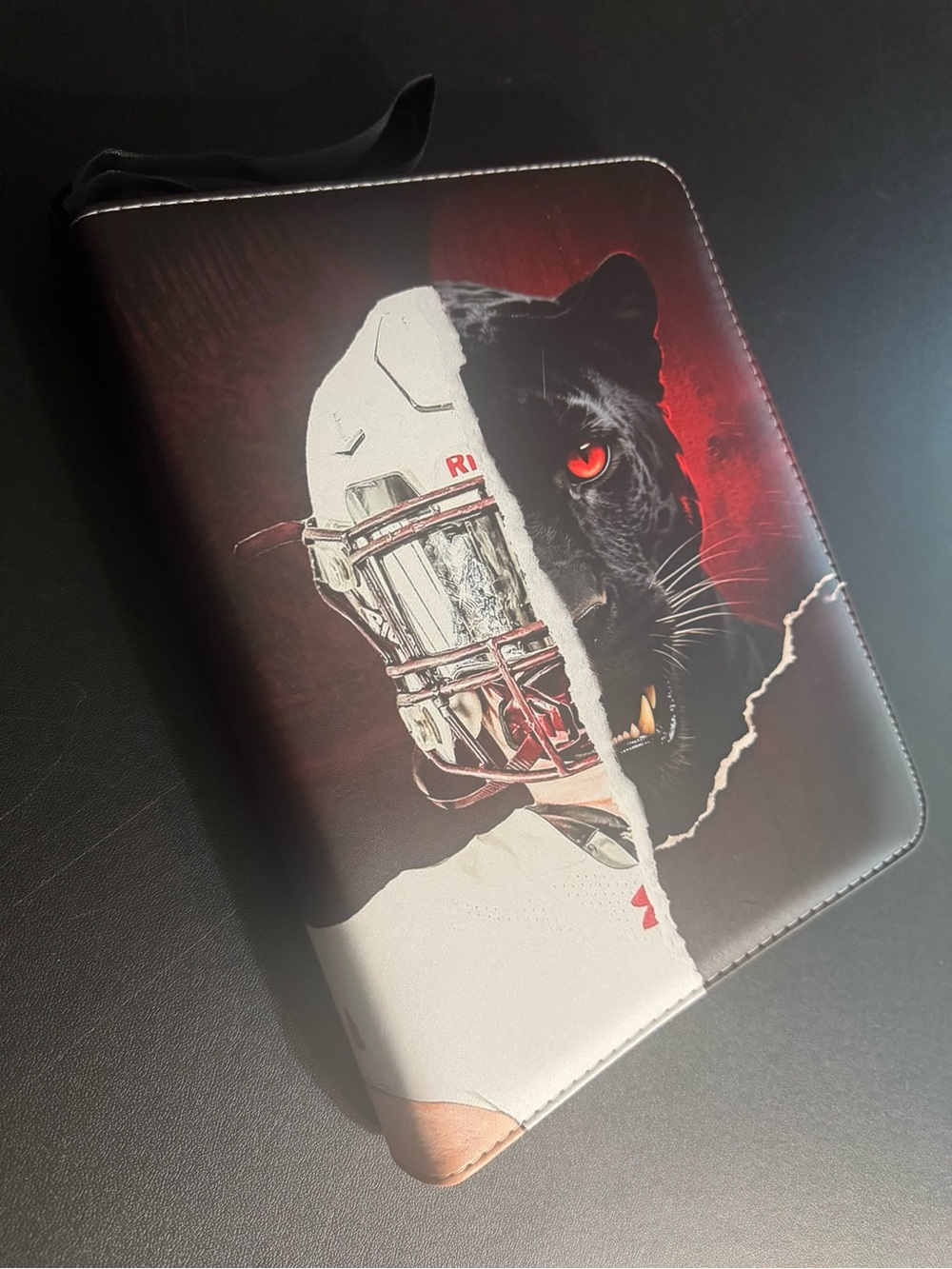 Panther Design, Football Card Binder. New With Card Hold Slots/Pages Sealed.
